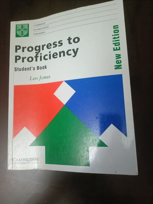 Progress to Proficiency English learning book like new
