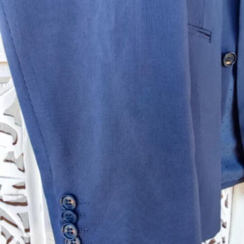 Italian Job suit blue, like new, size Large