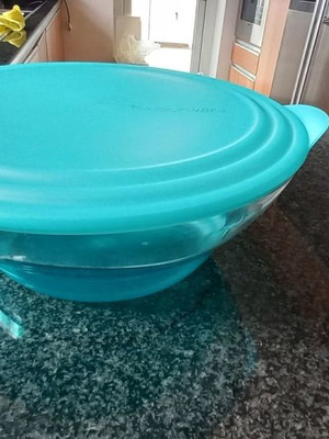 Tupperware Κρύσταλ Μπολ 3,2L με Καπάκι μεταχειρισμένο