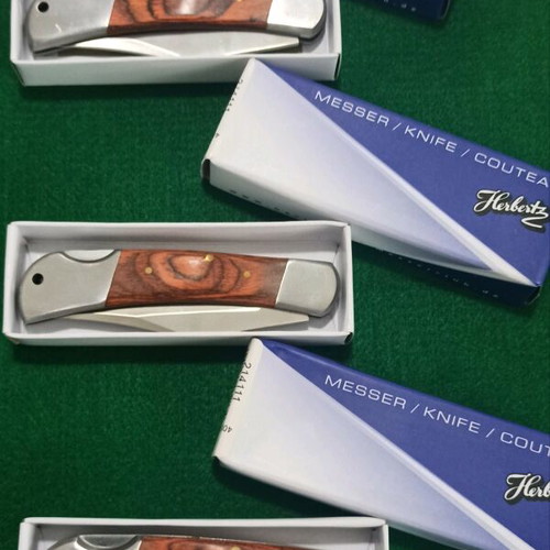 Herbertz knives made in Germany new, pack of 3 with rosewood handle