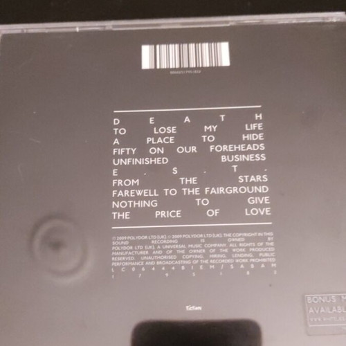 White Lies CD, rock