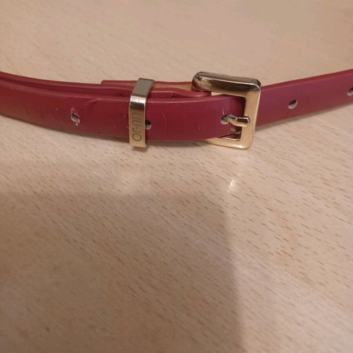 Liu jo belt thin with studs like new, red size 85