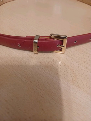 Liu jo belt thin with studs like new, red size 85