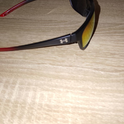 Under Armour sunglasses, black and red