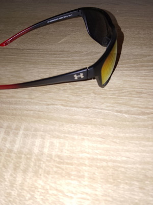 Under Armour sunglasses, black and red