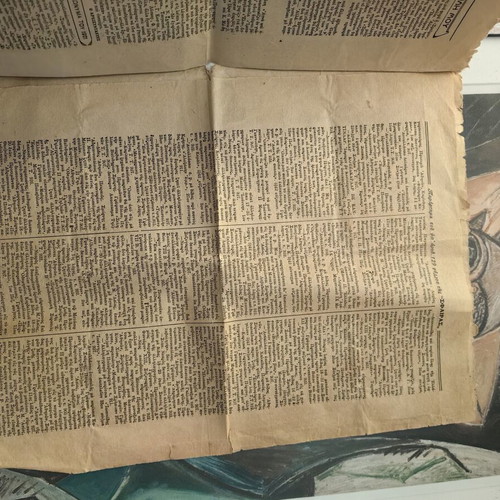 Sfaira newspaper 1921 used, rare and unique