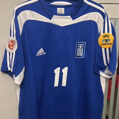 Greece Adidas Euro 2004 Jersey Nikolaidis Size XL New