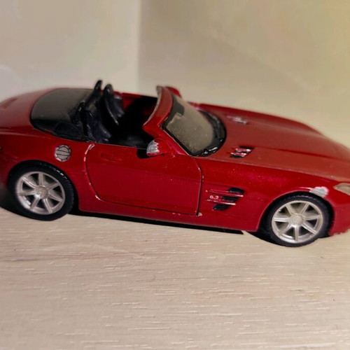 Mercedes Benz SLS AMG Burago 1/32 used, moderate condition