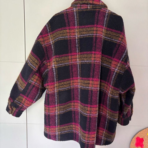 Zara checkered jacket like new, multicolor, XL