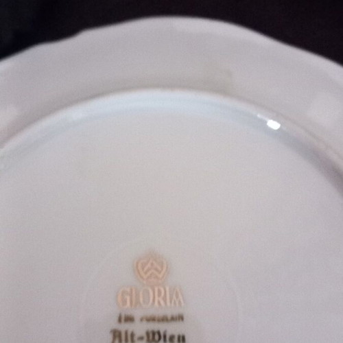 Gloria Alt-Wien antique porcelain plate, 21 cm
