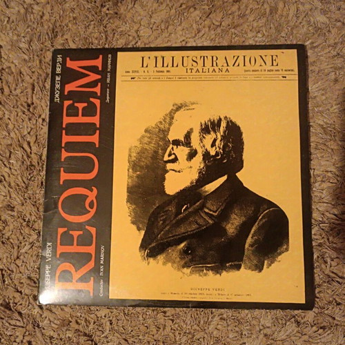 Requiem Giuseppe Verdi double vinyl record like new