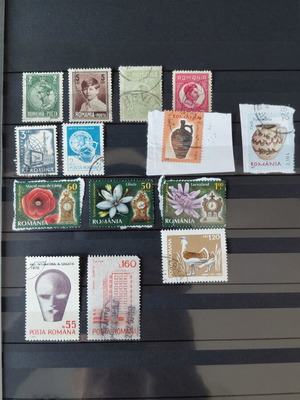 Romanian stamps used, collection