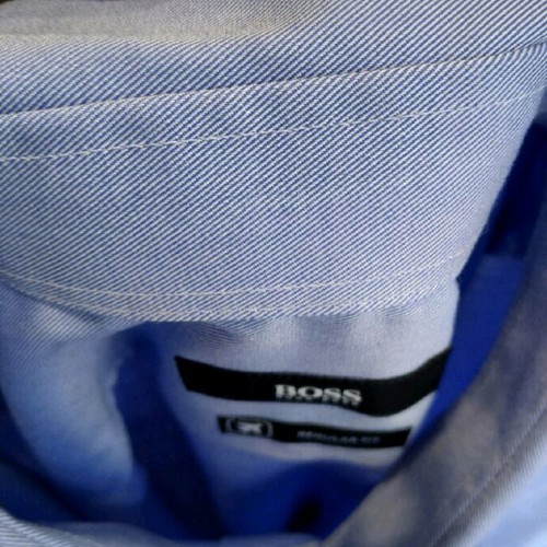 Boss blue shirt L Regular fit like new