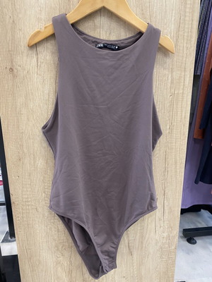 Zara bodysuit size S coffee color like new
