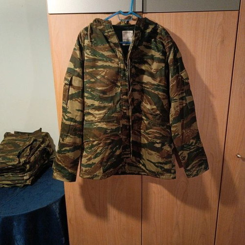 Greek camouflage jacket new size L