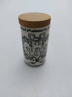 Ceramic pharmacy jar A1816, height 18 cm, diameter 9.5 cm