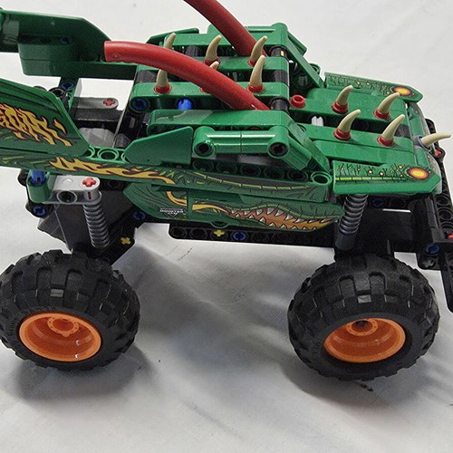 Lego Technic Monster Jam Dragon 42149 used, missing pieces