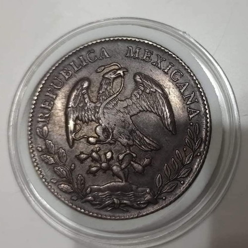 Mexico silver 8 Reales 1896 like new