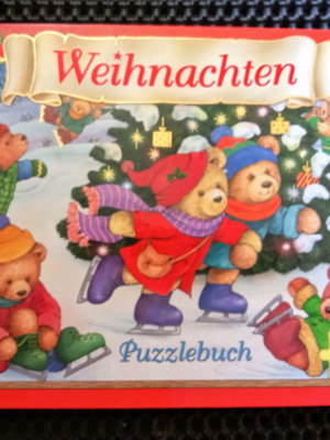 German Weihnachten story puzzle used, Christmas theme