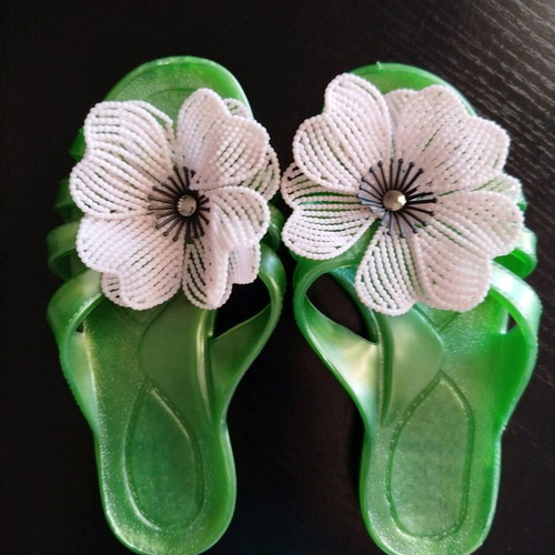 Children's summer slippers new, size 23-24, colorful, 2 pairs