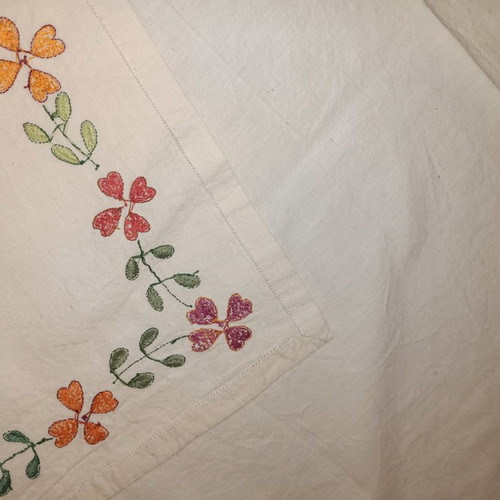 Vintage embroidered handmade baulorouho new on camboto fabric