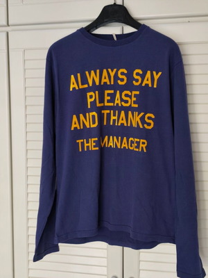 Μπλούζα κοντομάνικη καινούργια με ετικέτα μέγεθος Large μπλε