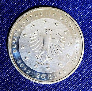 Σπανιο Γερμανικο νομισμα των 20 Ευρω σε ασημι 925
