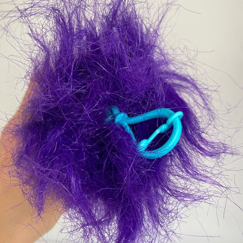 DreamWorks Trolls Band Together Rainbow Pom Poms Keychain used
