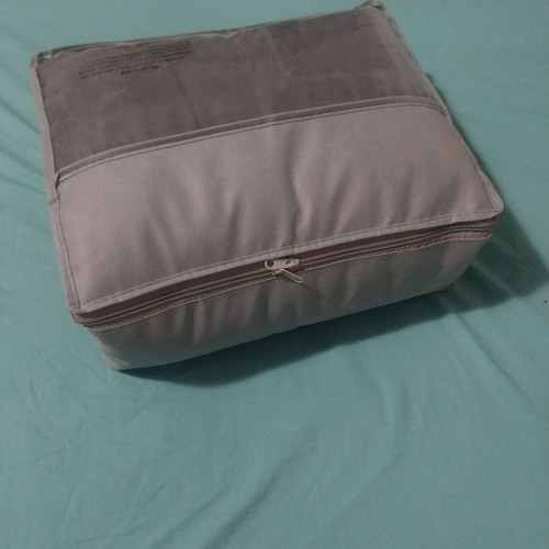 Weighted blanket 7kg 196x215 cm like new, grey anthracite
