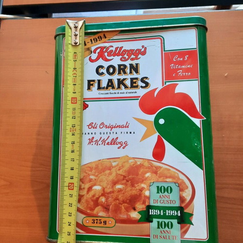 Vintage Metal Box Kellogg's Corn Flakes - 100 Years Anniversary Edition (1894-1994)