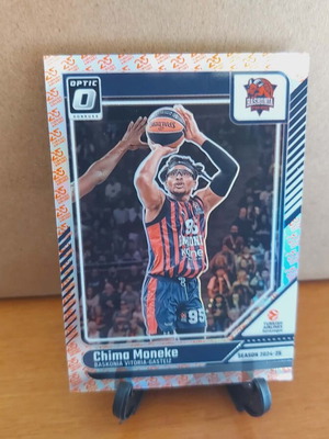 2024-25 Donruss Euroleague Chima Moneke 25th Anniversary Optic Card 15/25 Baskonia new