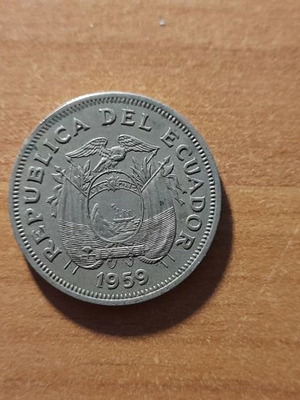Coin collection from Ecuador used