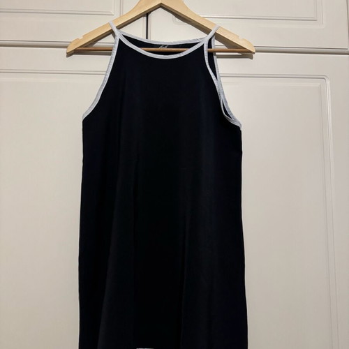 Mini dress used, black and white, size S