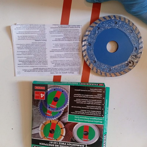 Parkside PWSZ 125 A1 Diamond Cutting Discs Set 4 Pieces new