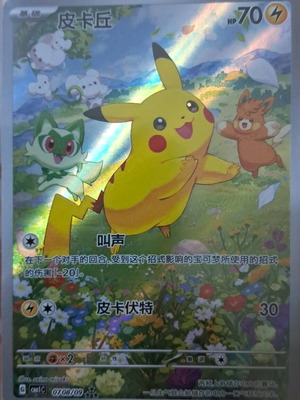 Pokemon Pikachu card new