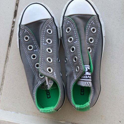 Converse gray shoes new, size 29-30