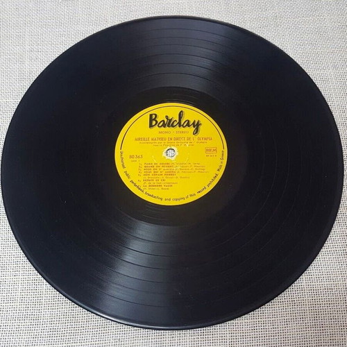 Mireille Mathieu En Direct De L'Olympia LP used, pop