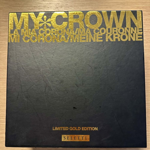 Seletti Memorabilia My Crown Gold decorative crown used, limited edition