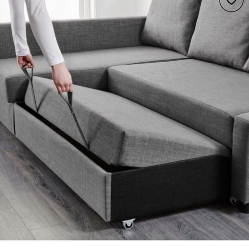 IKEA FRIHETEN corner sofa bed like new, grey