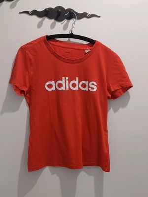 T-shirt Adidas Sportswear γυναικείο Small μεταχειρισμένο, κόκκινο