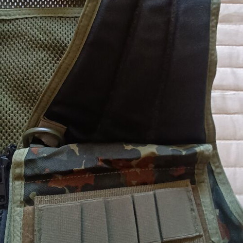 Tasmanian Tiger Tactical Molle Battle Vest Flecktarn Slightly Used