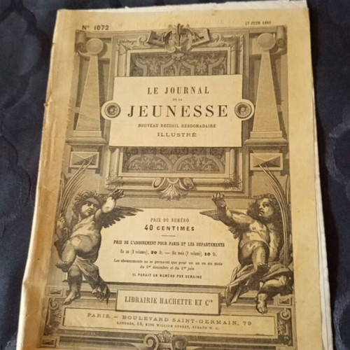 Le Journal de la Jeunesse French magazine 1893 used