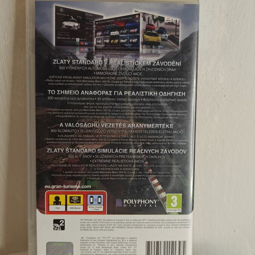 Gran Turismo PSP game, racing simulation