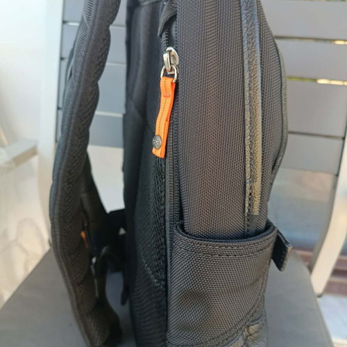 Parajumpers Hubbard backpack like new, black and orange