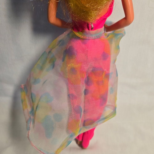 Barbie Hot Pink Halter Jumpsuit & Wrap μεταχειρισμένο, σετάκι 1977
