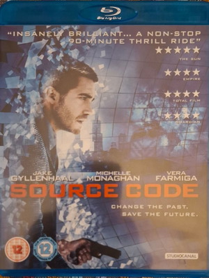 Source Code Blu-Ray like new, no Greek subtitles, English subtitles