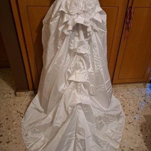 Elegant Wedding Dress New 2 Pieces, Skirt and Corset, White, Size XS-S