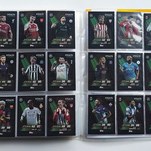 Topps Match Attax Champions League & Europa League 2025-2026 complete set like new