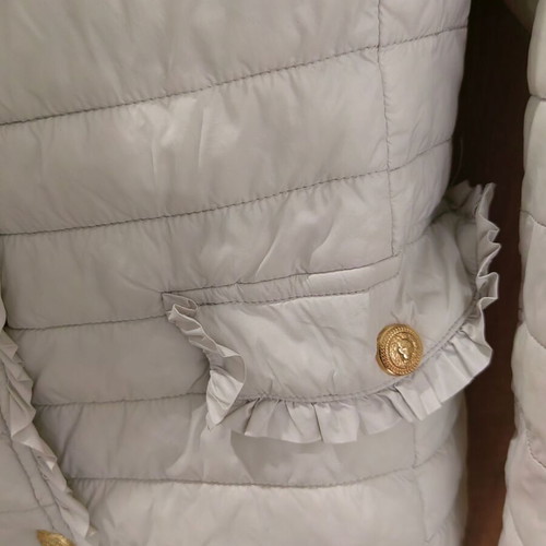 Spring jacket used, size M, white-beige
