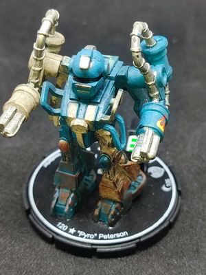 Mechwarrior "Pyro" Peterson Firestarter 106 like new
